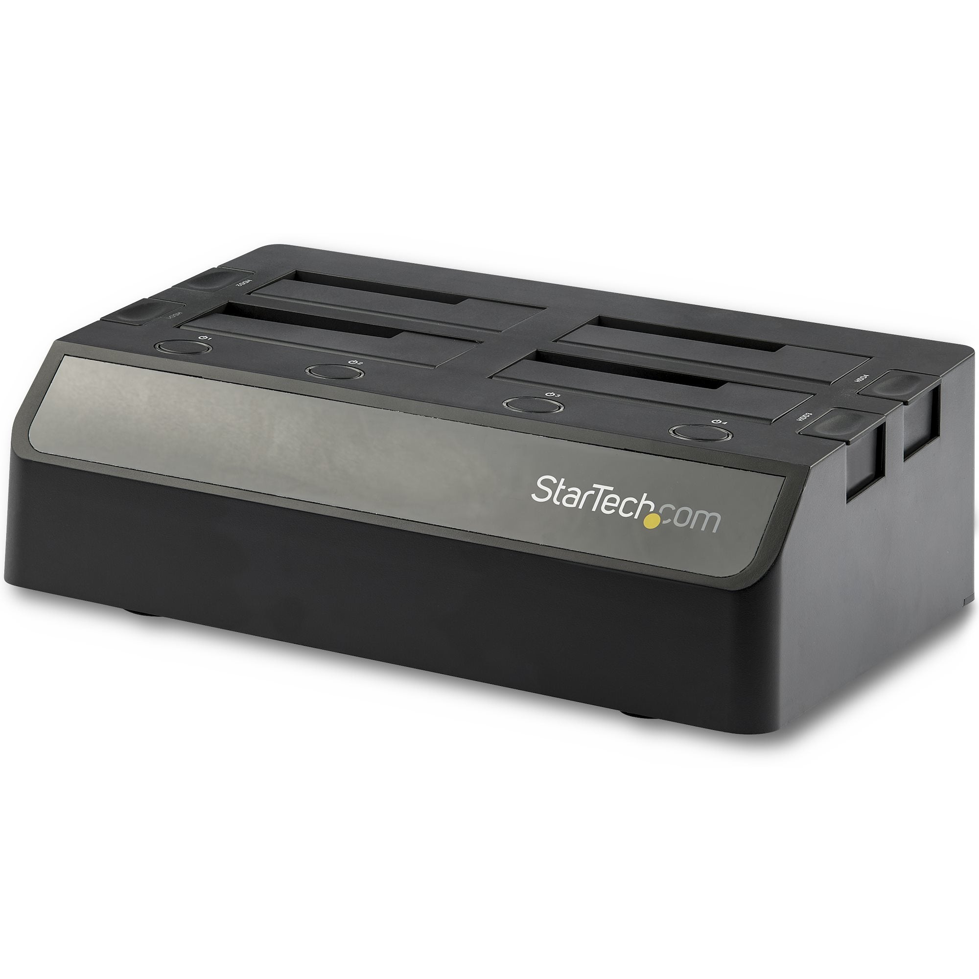 StarTech.com SDOCK4U313 Station d'accueil de disques de stockage USB 3.2 Gen 2 (3.1 Gen 2) Type-C Noir - Image 1