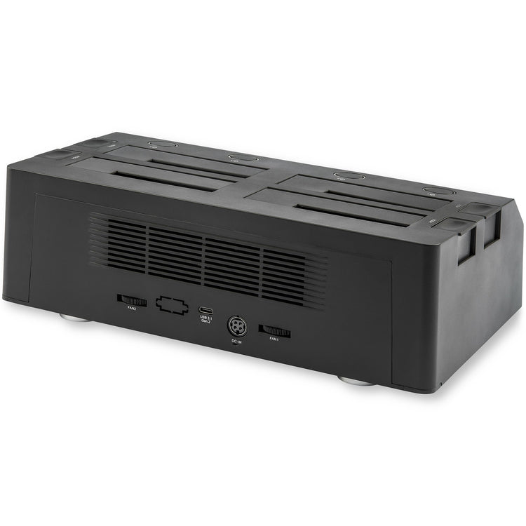 StarTech.com SDOCK4U313 Station d'accueil de disques de stockage USB 3.2 Gen 2 (3.1 Gen 2) Type-C Noir - Image 2