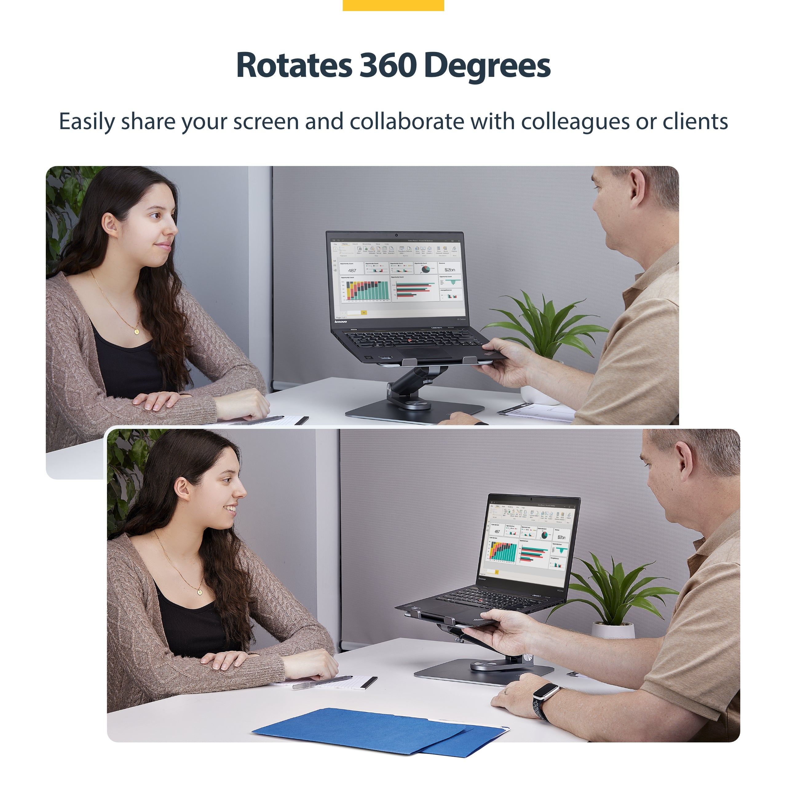 StarTech.com ATER-LAPTOP-RISER Support de livres Supports de Laptop Argent - Image 9