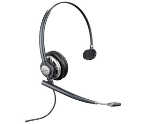 Poly EncorePro 710D with Quick Disconnect Monoaural Digital Headset TAA Avec fil Arceau Appels/Musique Noir