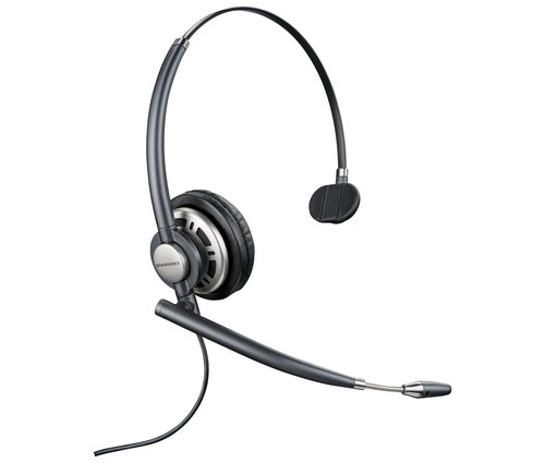 Poly EncorePro 710D with Quick Disconnect Monoaural Digital Headset TAA Avec fil Arceau Appels/Musique Noir