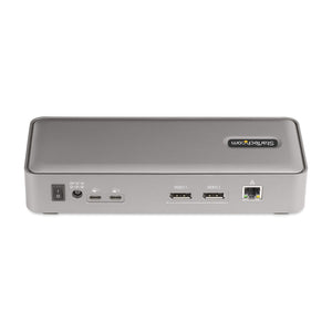 StarTech.com 129N-USBC-KVM-DOCK station d'accueil Avec fil USB 3.2 Gen 2 (3.1 Gen 2) Type-C Argent - Image 3