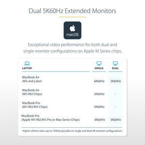 StarTech.com 132N-TB4USB4DOCK station d'accueil Avec fil Thunderbolt 4 Gris - Image 14