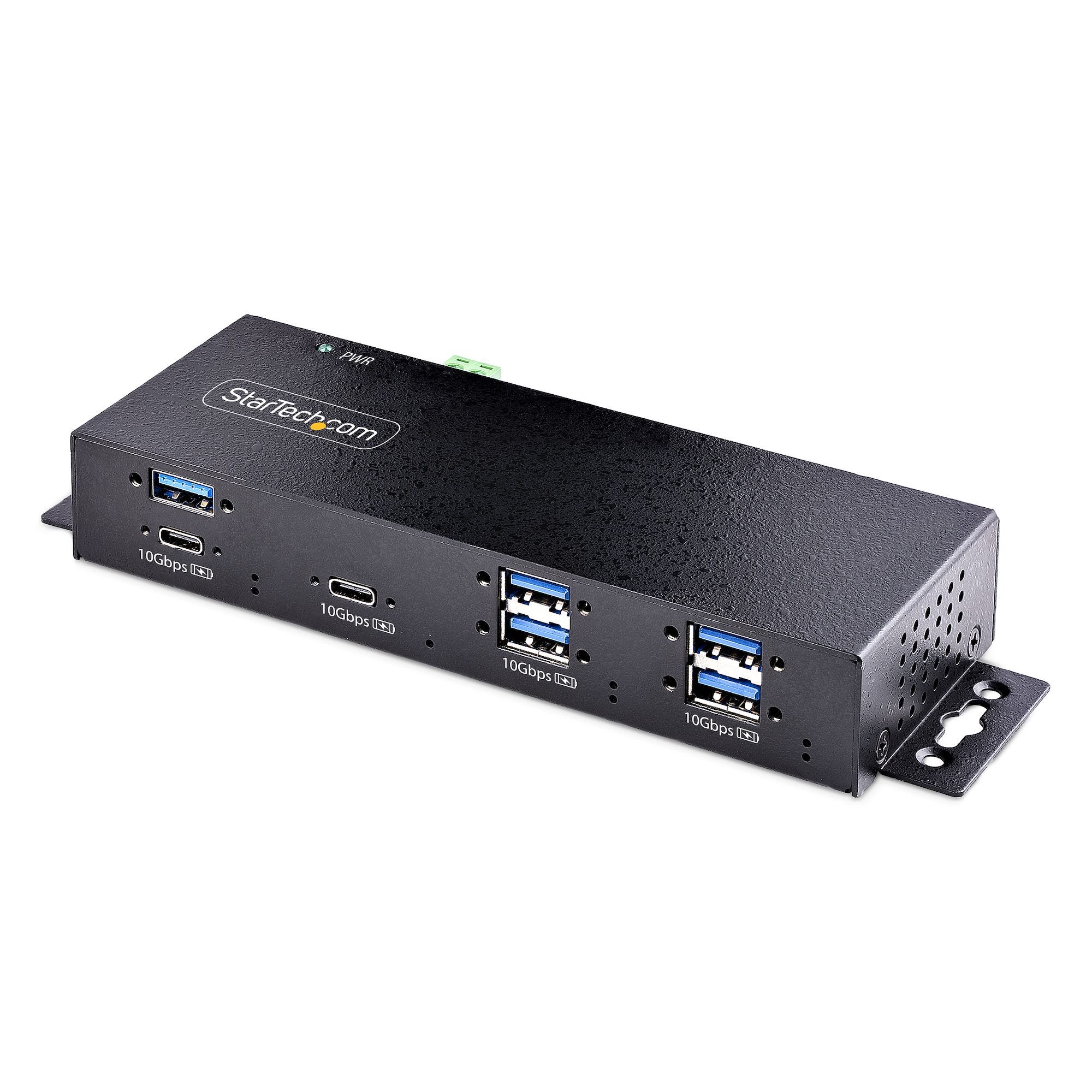 StarTech.com HB31C5A2CME hub & concentrateur USB 3.2 Gen 2 (3.1 Gen 2) Type-C 10000 Mbit/s Noir - Image 1