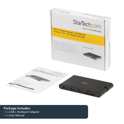 StarTech.com DKT30CHVSCPD station d'accueil Avec fil USB 3.2 Gen 1 (3.1 Gen 1) Type-C Noir - Image 13