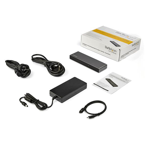 StarTech.com TB3DK2DHV station d'accueil Avec fil Thunderbolt 3 Gris - Image 7