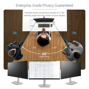 StarTech.com PRIVACY-SCREEN-238M filtre anti-reflets pour écran et filtre de confidentialité 60,5 cm (23.8") Moniteur Filtre de confidentialité sans bords pour ordinateur - Image 9