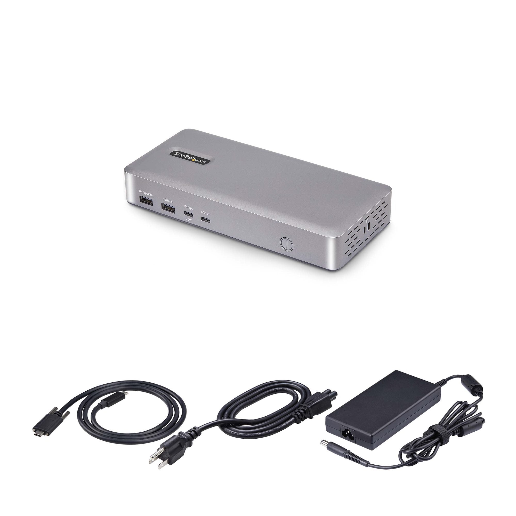 StarTech.com 155NA-USB4-DOCK station d'accueil Avec fil Argent - Image 18