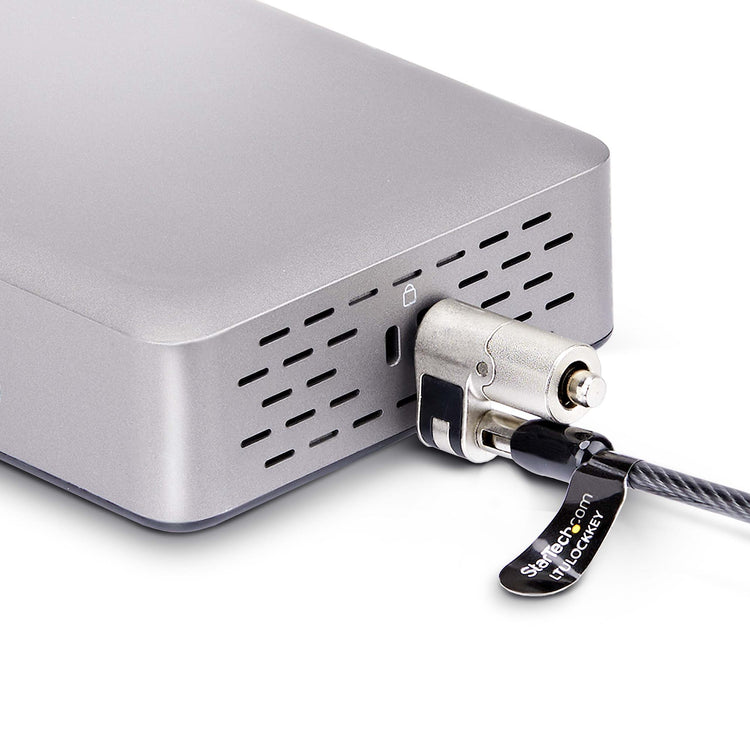 StarTech.com 155NA-USB4-DOCK station d'accueil Avec fil Argent - Image 15