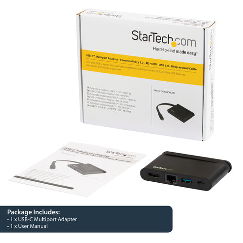StarTech.com DKT30CHCPD station d'accueil Avec fil USB 3.2 Gen 1 (3.1 Gen 1) Type-C Noir - Image 7