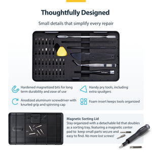 StarTech.com LAPTOP-TOOL-KIT outil de réparation d'appareils électroniques 40 outils - Image 9