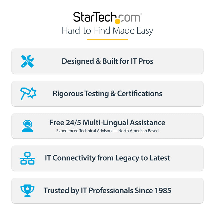 StarTech.com PS4C3IA3-USB-C-CARD carte et adaptateur d'interfaces USB Type-C - Image 14