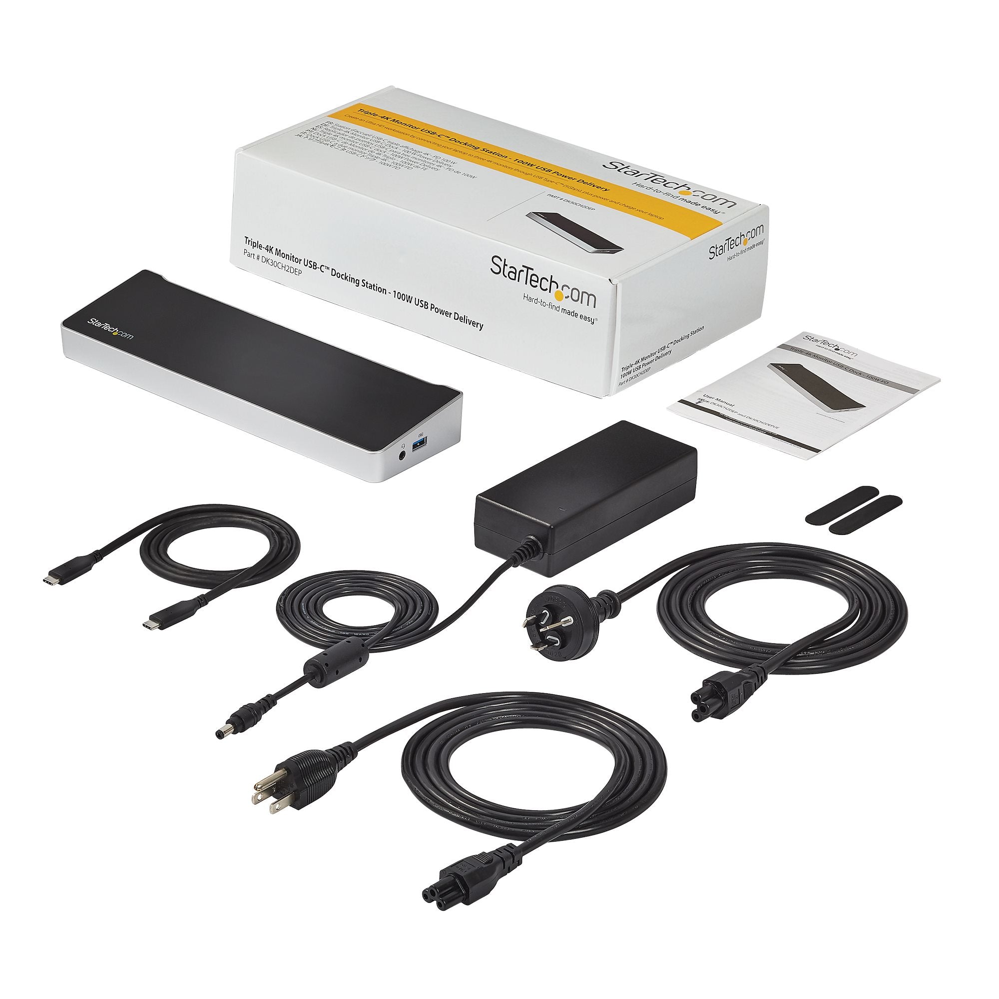 StarTech.com DK30CH2DEP station d'accueil Avec fil USB 3.2 Gen 1 (3.1 Gen 1) Type-C Noir, Argent - Image 7