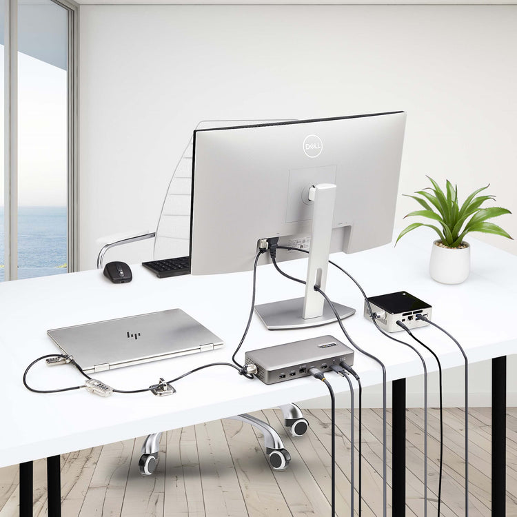 StarTech.com 3M4-DESK-LOCKING-KIT câble antivol Noir, Argent - Image 9