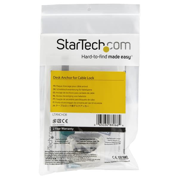 StarTech.com LTANCHOR accessoire de câble de verrouillage Ancre Argent 1 pièce(s) - Image 5