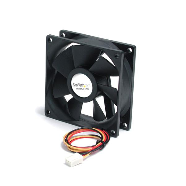 StarTech.com FAN8X25TX3L système de refroidissement d’ordinateur Boitier PC 8 cm Noir