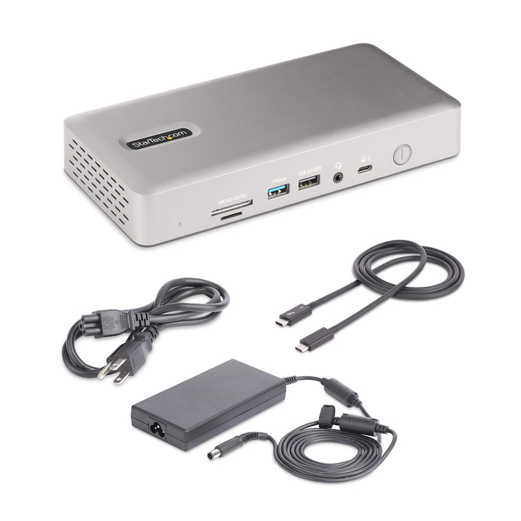 StarTech.com 132N-TB4USB4DOCK station d'accueil Avec fil Thunderbolt 4 Gris - Image 9