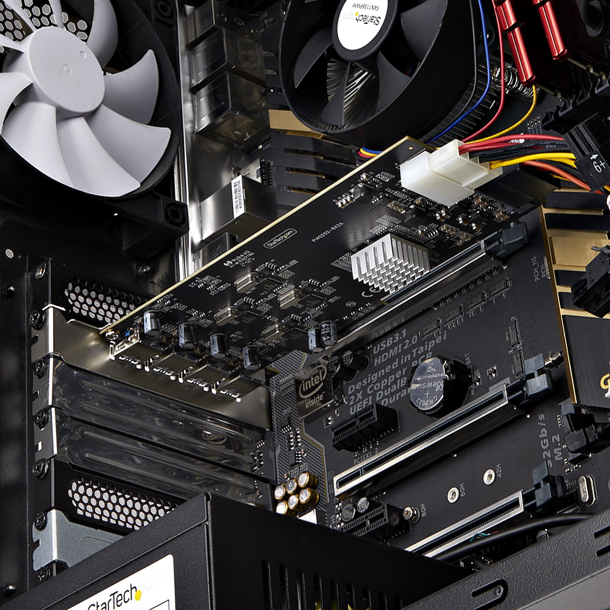 StarTech.com P5Q4A-USB-CARD carte et adaptateur d'interfaces Interne USB 3.2 Gen 1 (3.1 Gen 1) - Image 7