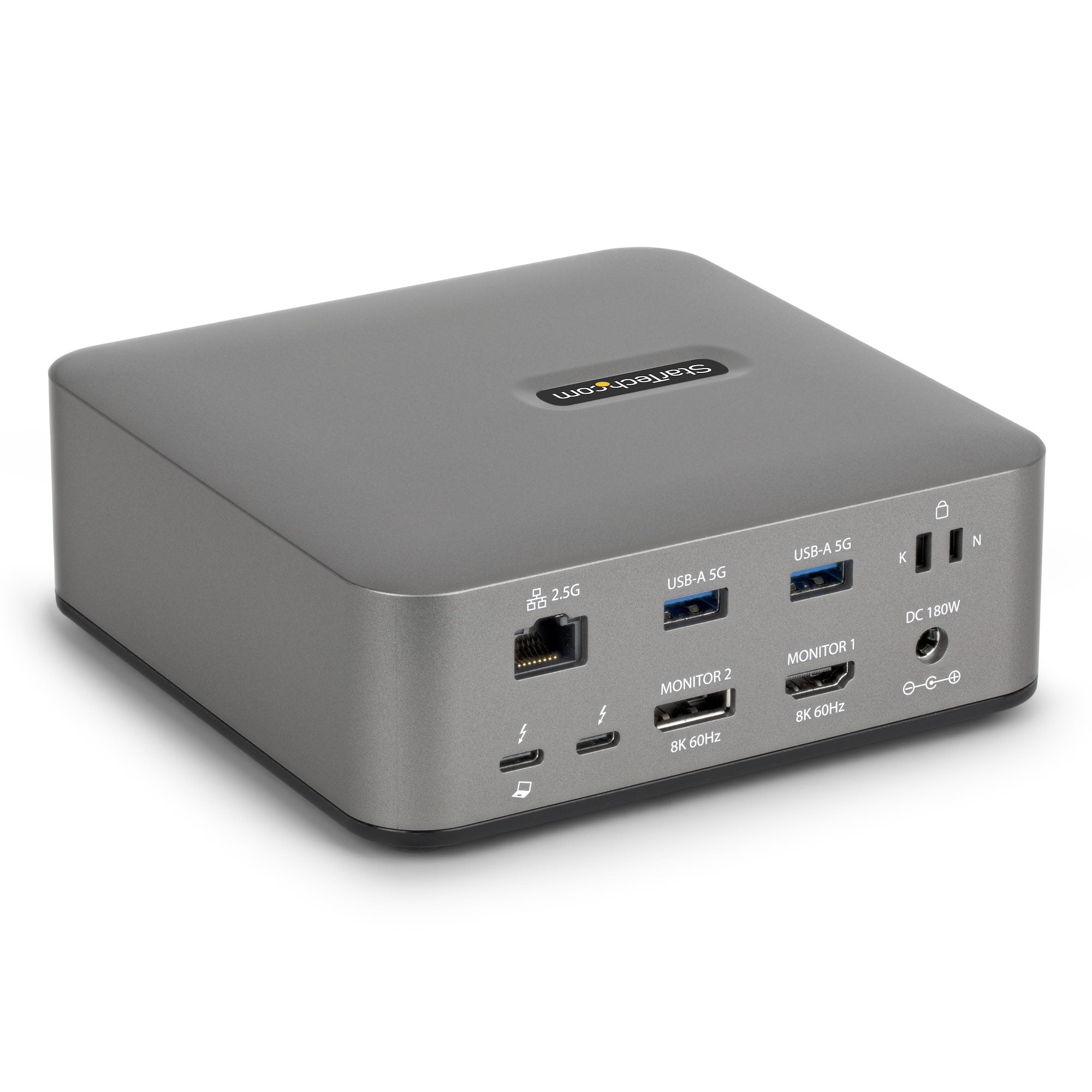 StarTech.com 215N-TB5USB4DOCK station d'accueil Avec fil Thunderbolt 5 Gris - Image 1