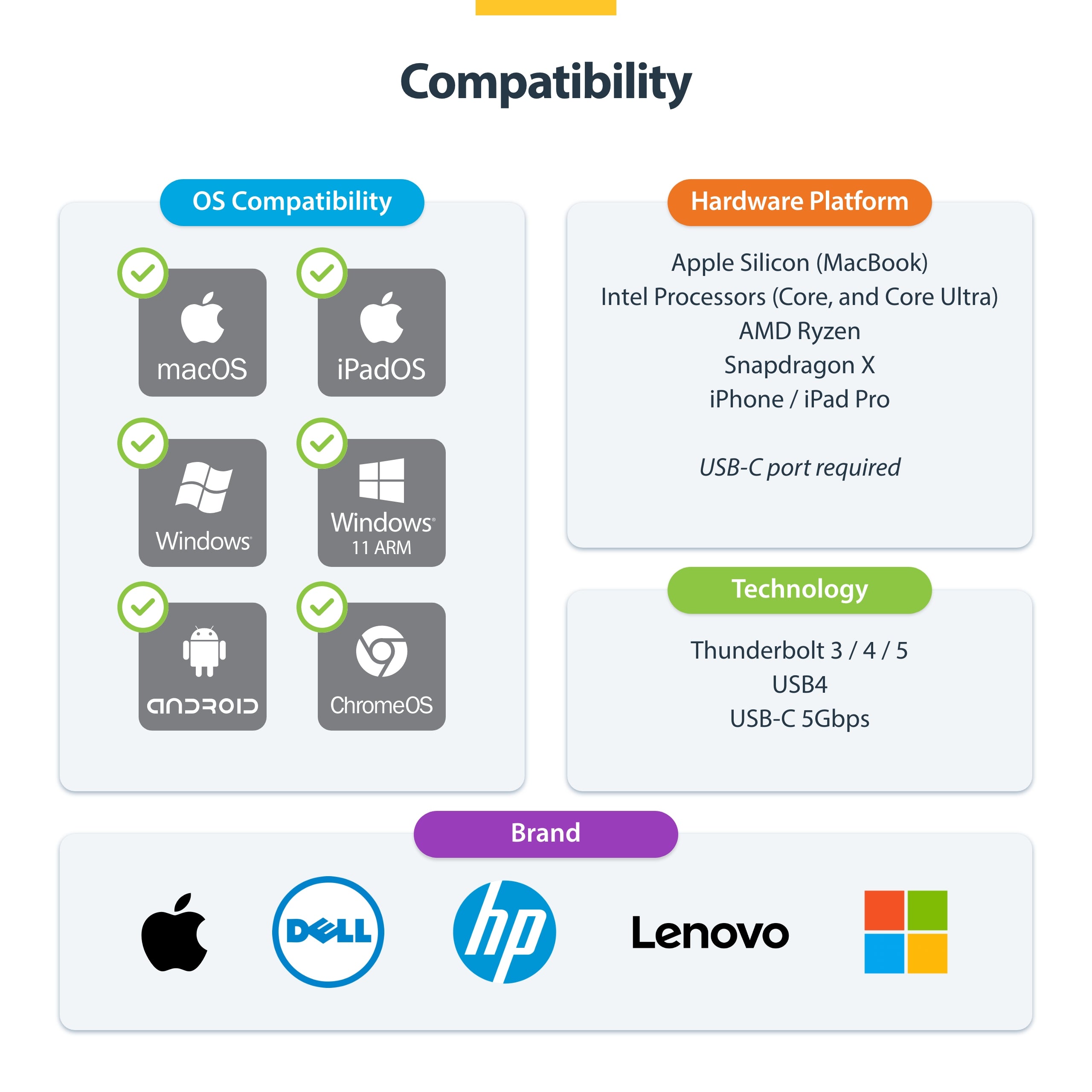 StarTech.com DKT30CHSDPD1 station d'accueil Avec fil USB 3.2 Gen 1 (3.1 Gen 1) Type-C Noir, Gris - Image 11