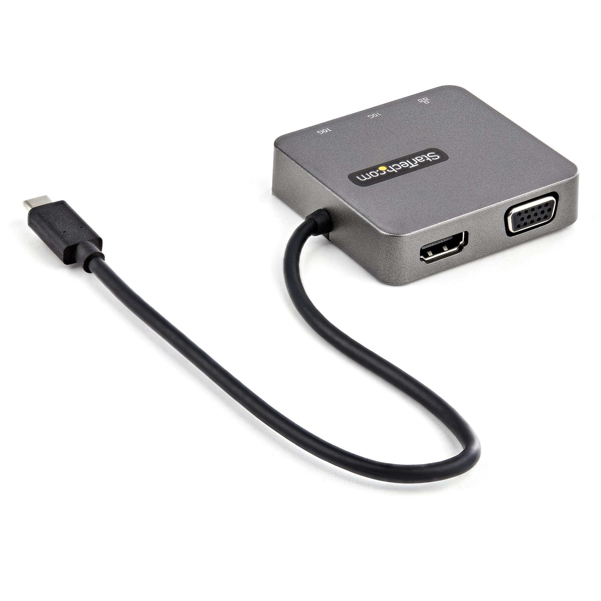 StarTech.com DKT31CHVL station d'accueil Avec fil USB 3.2 Gen 2 (3.1 Gen 2) Type-C Noir, Argent - Image 2