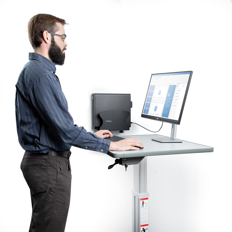 StarTech.com 2NS-CPU-WALL-MOUNT support pour unité centrale Support de CPU monté au mur Noir - Image 8