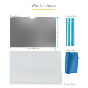 StarTech.com 14M21-PRIVACY-SCREEN filtre anti-reflets pour écran et filtre de confidentialité 35,6 cm (14") Filtre de confidentialité sans bords pour ordinateur - Image 13