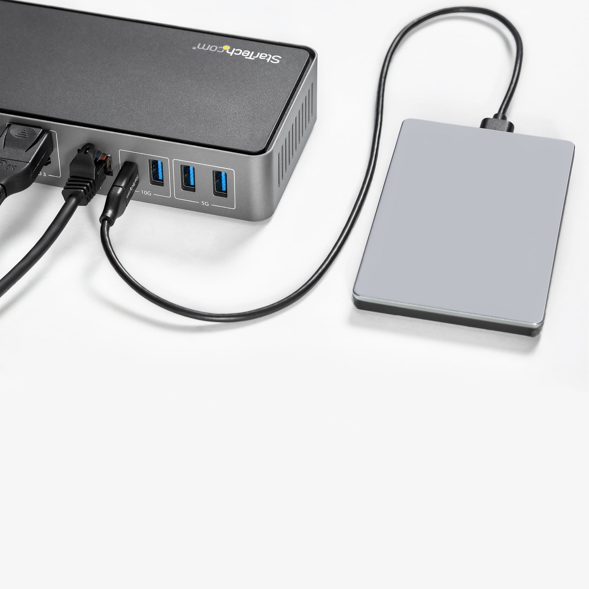StarTech.com DK31C3HDPD station d'accueil Avec fil USB 3.2 Gen 2 (3.1 Gen 2) Type-C Noir, Gris - Image 10