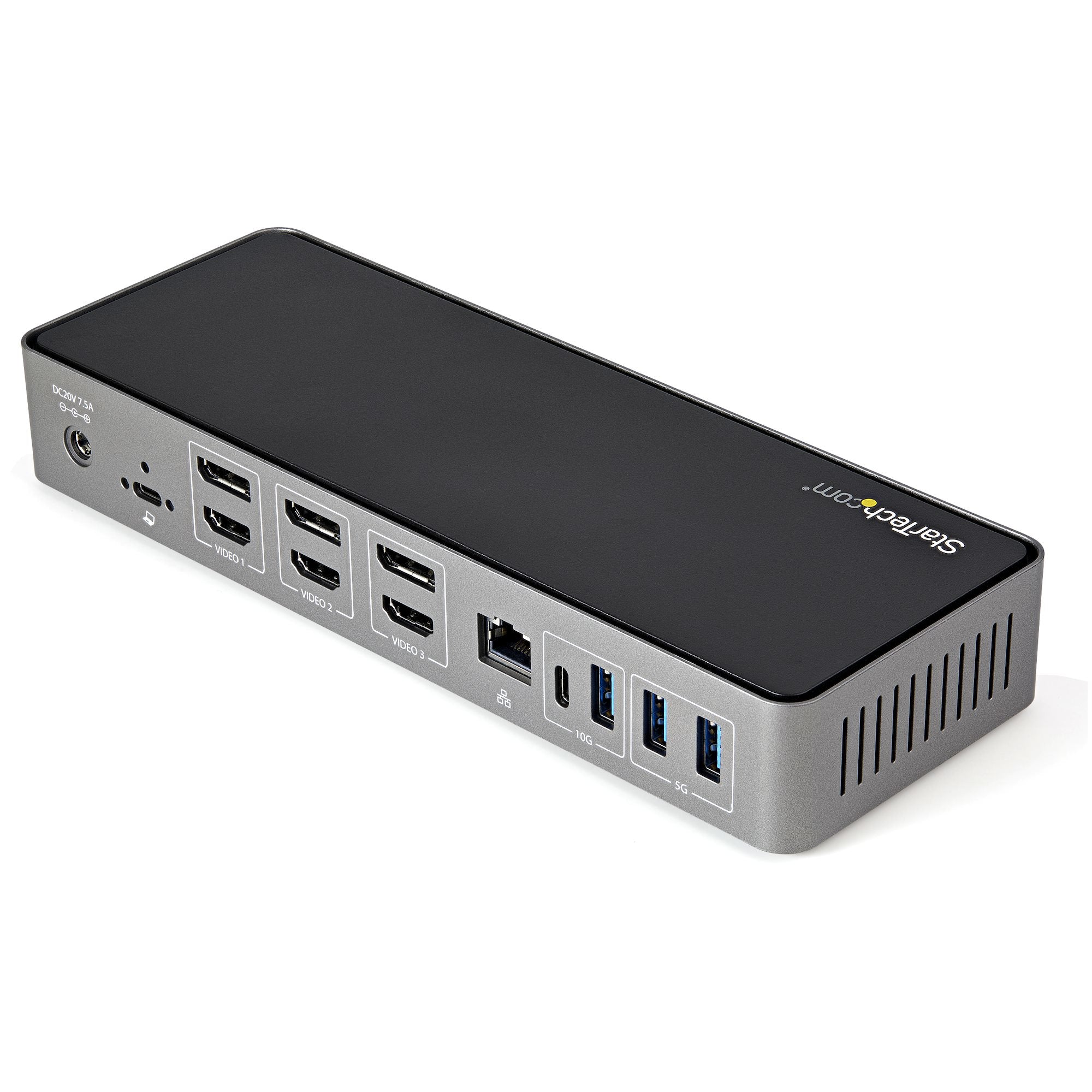 StarTech.com DK31C3HDPD station d'accueil Avec fil USB 3.2 Gen 2 (3.1 Gen 2) Type-C Noir, Gris - Image 3