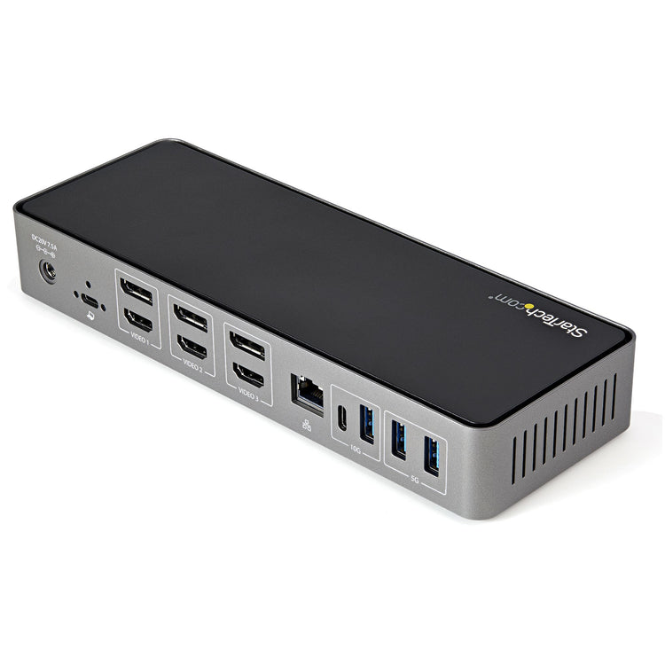 StarTech.com DK31C3HDPD station d'accueil Avec fil USB 3.2 Gen 2 (3.1 Gen 2) Type-C Noir, Gris - Image 3