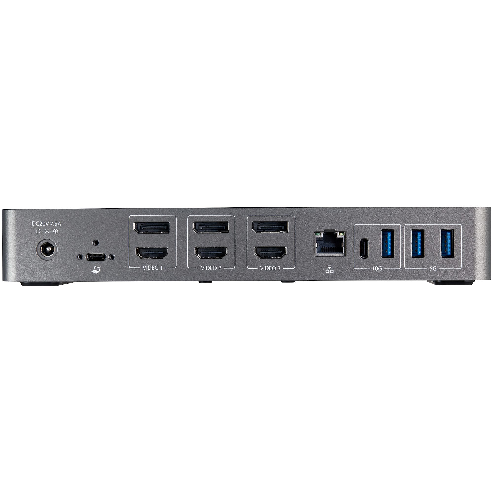 StarTech.com DK31C3HDPD station d'accueil Avec fil USB 3.2 Gen 2 (3.1 Gen 2) Type-C Noir, Gris - Image 8