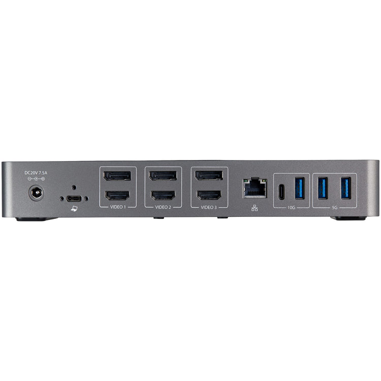 StarTech.com DK31C3HDPD station d'accueil Avec fil USB 3.2 Gen 2 (3.1 Gen 2) Type-C Noir, Gris - Image 8
