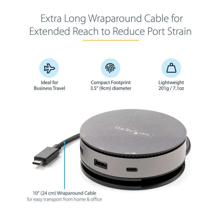 StarTech.com DKT31CHDVCM station d'accueil Avec fil USB 3.2 Gen 2 (3.1 Gen 2) Type-C Noir, Gris - Image 11