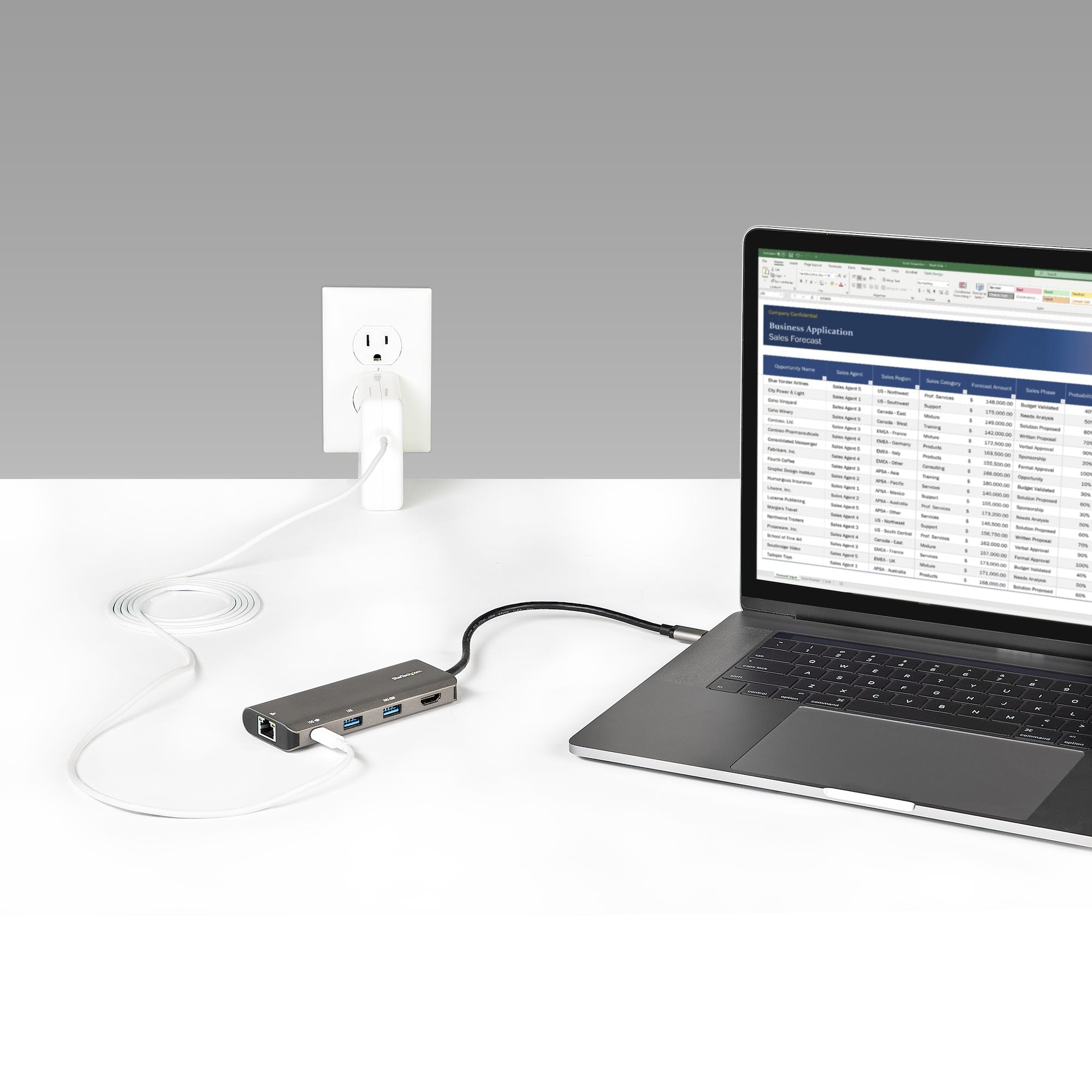 StarTech.com DKT31CHPDL station d'accueil Avec fil USB 3.2 Gen 2 (3.1 Gen 2) Type-C Noir, Gris - Image 5