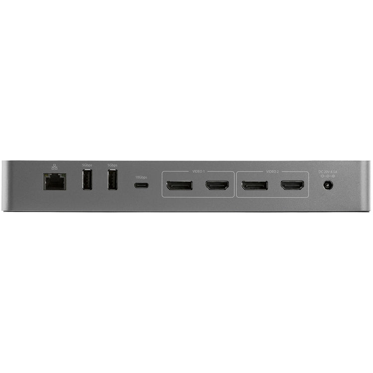 StarTech.com TB3CDK2DH station d'accueil Avec fil Thunderbolt 3 Noir, Argent - Image 4