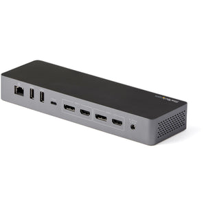 StarTech.com TB3CDK2DH station d'accueil Avec fil Thunderbolt 3 Noir, Argent - Image 2