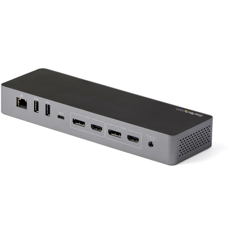 StarTech.com TB3CDK2DH station d'accueil Avec fil Thunderbolt 3 Noir, Argent - Image 2