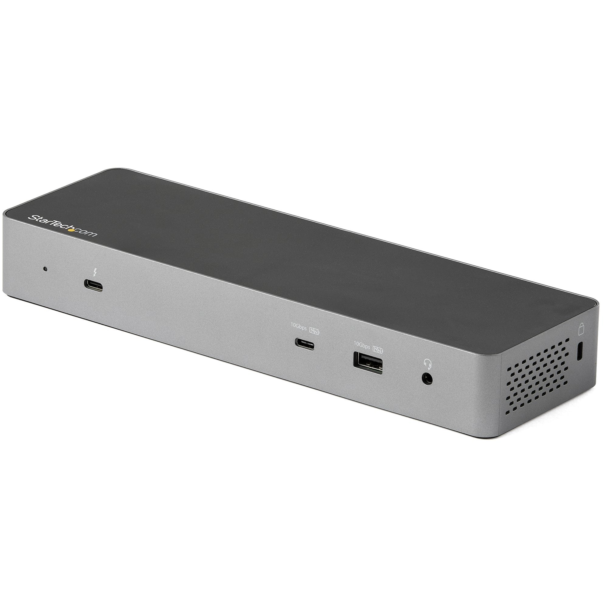 StarTech.com TB3CDK2DH station d'accueil Avec fil Thunderbolt 3 Noir, Argent - Image 1