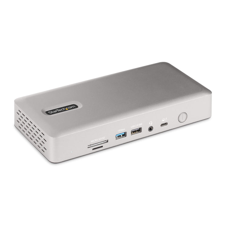 StarTech.com 132N-TB4USB4DOCK station d'accueil Avec fil Thunderbolt 4 Gris - Image 1