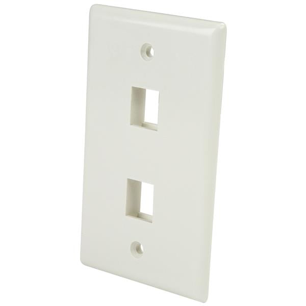 StarTech.com PLATE2WH Plaque de commutation et obturateur Blanc - Image 1