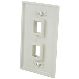 StarTech.com PLATE2WH Plaque de commutation et obturateur Blanc - Image 2
