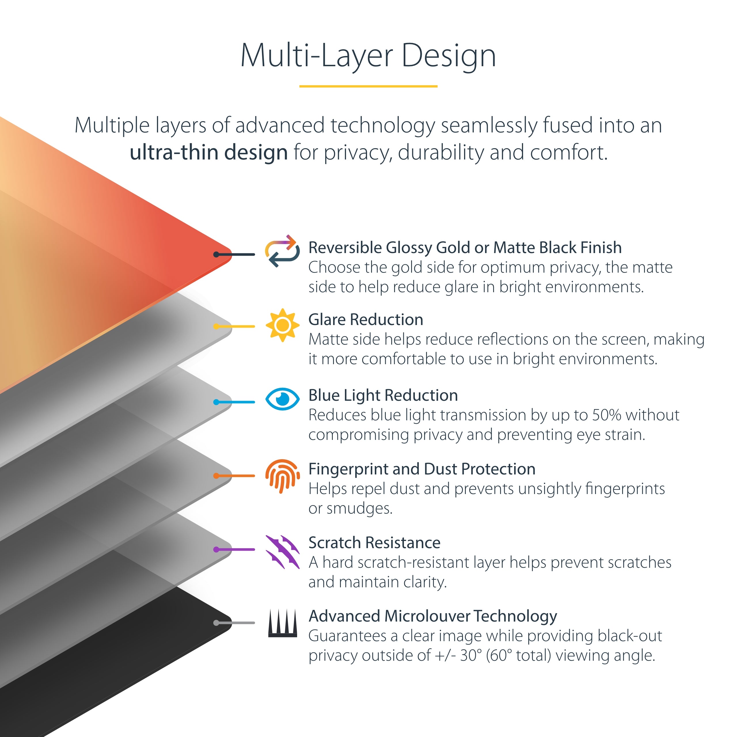 StarTech.com 14G-PRIVACY-SCREEN filtre anti-reflets pour écran et filtre de confidentialité 35,6 cm (14") Ordinateur portable Filtre de confidentialité sans bords pour ordinateur - Image 12