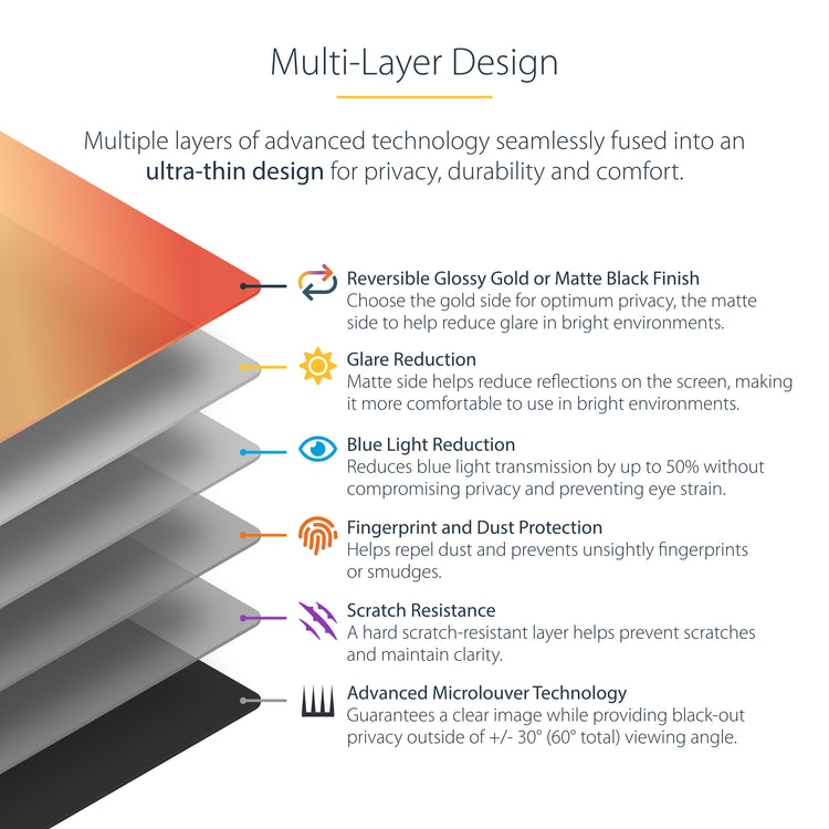 StarTech.com 14G-PRIVACY-SCREEN filtre anti-reflets pour écran et filtre de confidentialité 35,6 cm (14") Ordinateur portable Filtre de confidentialité sans bords pour ordinateur - Image 12