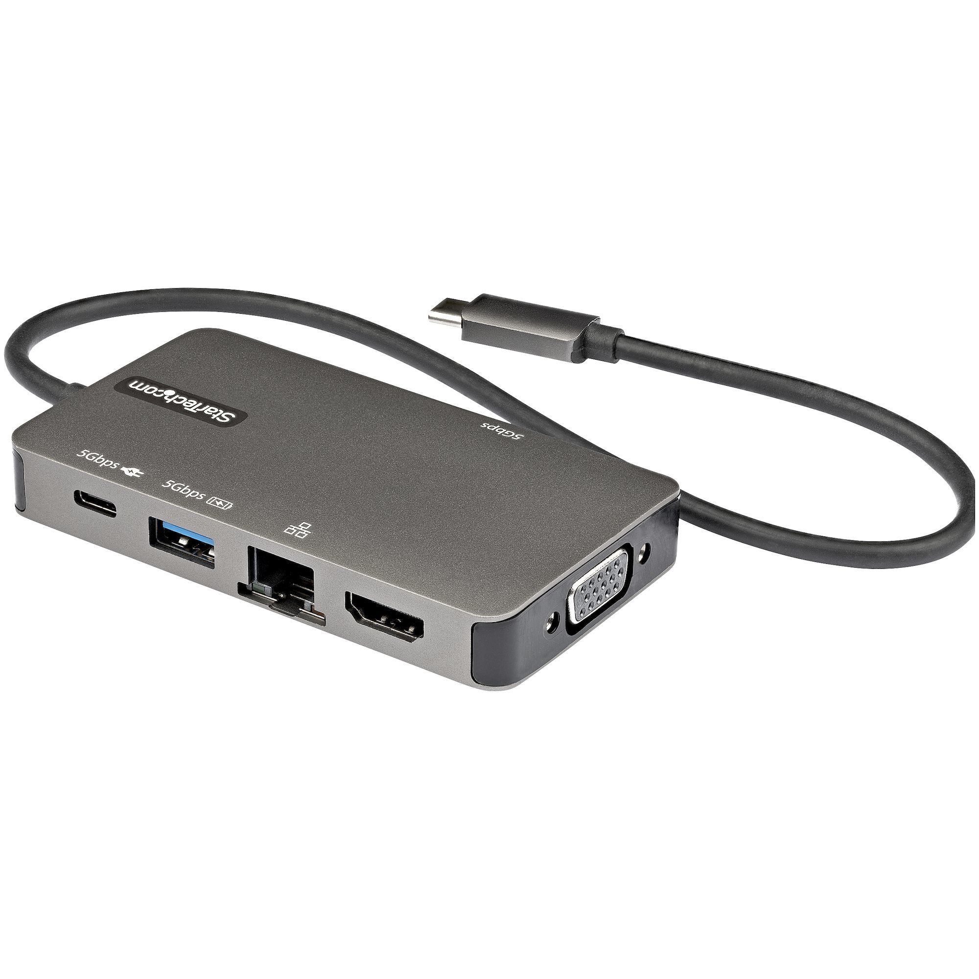 StarTech.com DKT30CHVPD2 station d'accueil USB 3.2 Gen 1 (3.1 Gen 1) Type-C Noir, Gris - Image 1