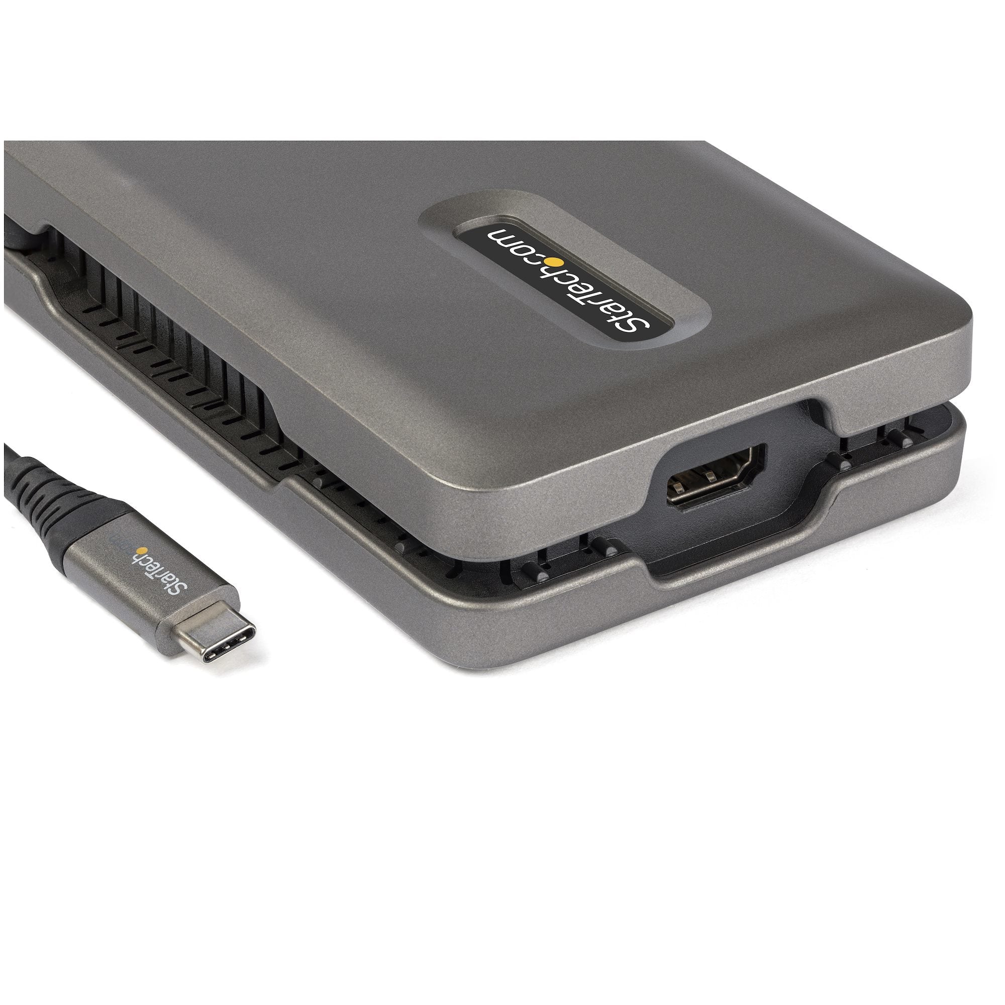 StarTech.com DKT31CSDHPD3 station d'accueil Avec fil USB 3.2 Gen 2 (3.1 Gen 2) Type-C Gris - Image 2