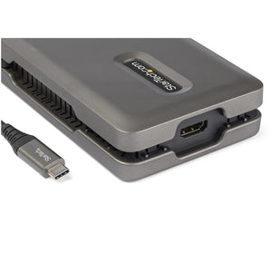 StarTech.com DKT31CSDHPD3 station d'accueil Avec fil USB 3.2 Gen 2 (3.1 Gen 2) Type-C Gris - Image 2