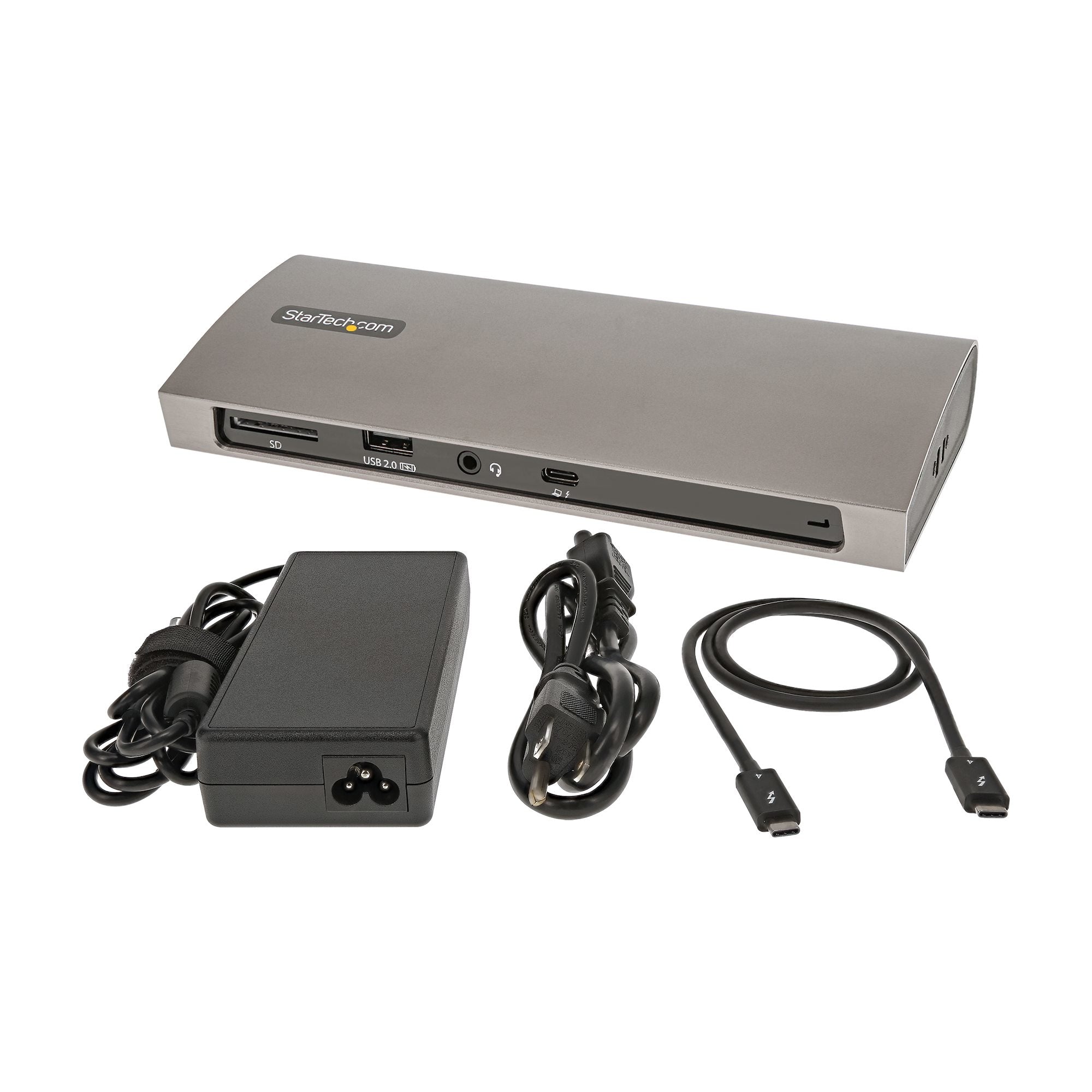 StarTech.com TB4CDOCK station d'accueil Avec fil Thunderbolt 4 Noir, Gris - Image 8