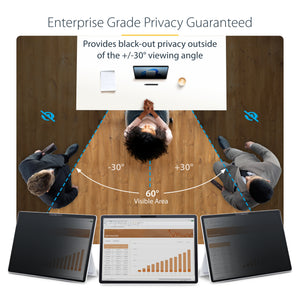 StarTech.com 13SP-PRIVACY-SCREEN filtre anti-reflets pour écran et filtre de confidentialité 33 cm (13") Ordinateur portable Filtre de confidentialité sans bords pour ordinateur - Image 7