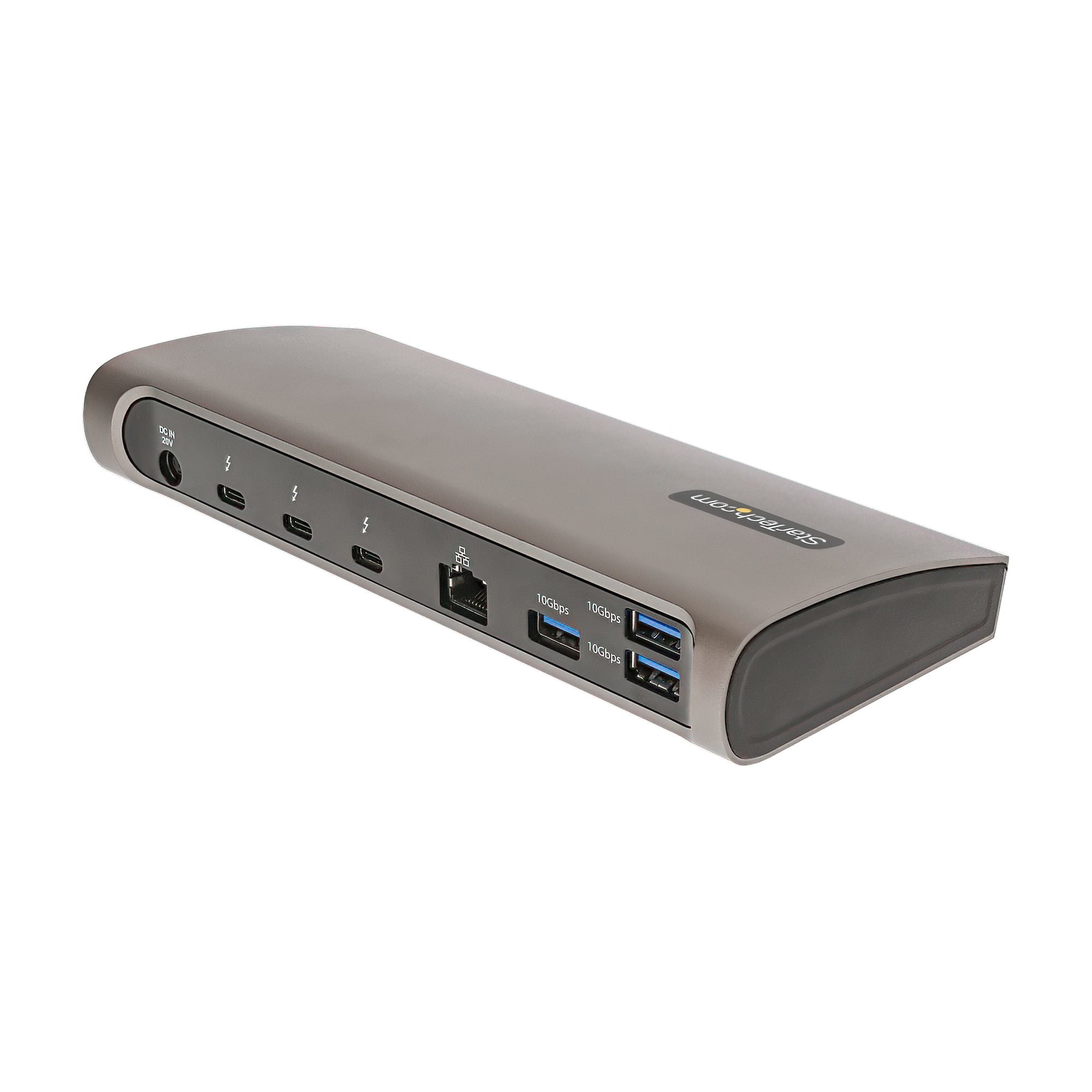 StarTech.com TB4CDOCK station d'accueil Avec fil Thunderbolt 4 Noir, Gris - Image 1