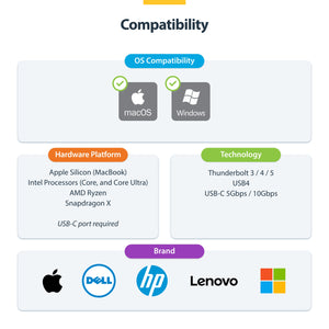 StarTech.com 132N-TB4USB4DOCK station d'accueil Avec fil Thunderbolt 4 Gris - Image 27